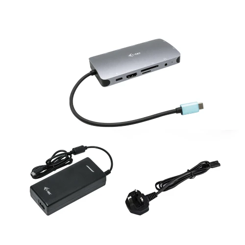 USB-C METAL DOCK HDMI/VGA WITH LAN + CHARGER 112W