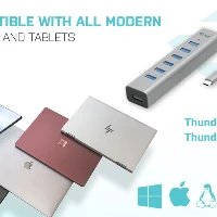 I-TEC USB-C CHARGING METAL HUB 7 PORT