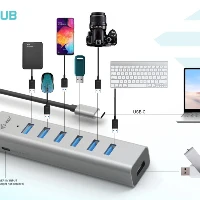 I-TEC USB-C CHARGING METAL HUB 7 PORT