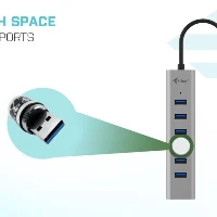 I-TEC USB-C CHARGING METAL HUB 7 PORT