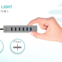 I-TEC USB-C CHARGING METAL HUB 7 PORT