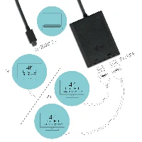 USB-C TO DUAL HDMI VIDEO ADAPTER