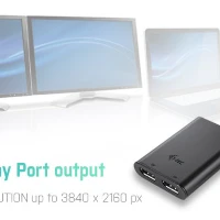 USB-C TO DUAL DISPLAY PORT VIDEO ADAPTER