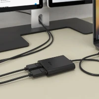 USB-C TO DUAL DISPLAY PORT VIDEO ADAPTER