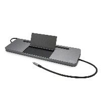 USB-C METAL ERGONOMIC 4K 3X DOCKING STATION