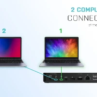 USB-C/THUNDERBOLT KVM DOCKING STATION DUAL DISPLAY