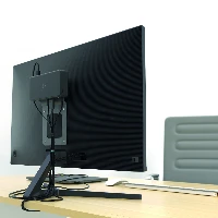 DOCKING STATION BRACKET FOR MONITOR WITH FLAT VESA
