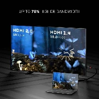 CAVO HDMI HIGH SPEED BLACK LINE, 0.5M