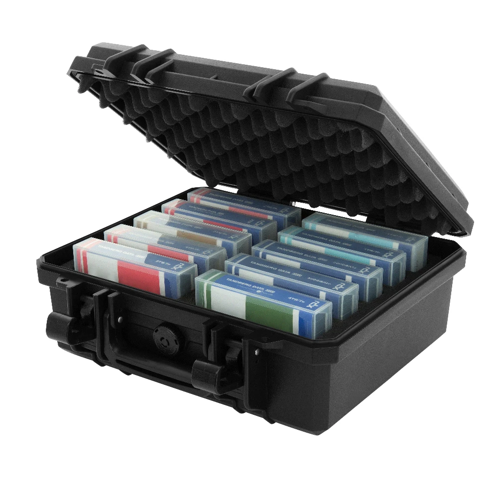 RDX TENCASE, TRANSPORTATION CASE FOR 10 RDX MEDIA