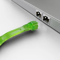 BLOCCA PORTE RJ45 VERDE, 10 PEZZI + 1 CHIAVE