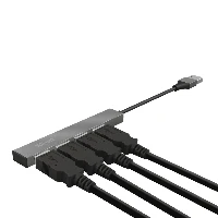HALYX ALUMINIUM 4-PORT MINI USB HUB