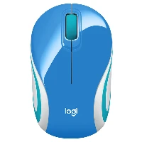 LOGITECH WIRELESS MINI MOUSE M187 - BLUE