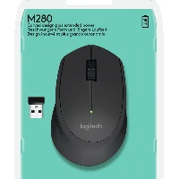 LOGITECH WIRELESS MOUSE M280 - BLACK - 2.4GHZ