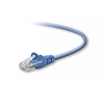 CAVO RETE UTP CAT5E CON ALETTE PROTEZIONE BLU 2M