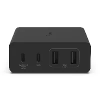 ALIMENTATORE GAN 108W 2X USB-C + 2X USB-A NERO