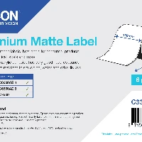 ROTOLO PREM MATTE LABEL-CONT.ROLL 102MM X 60M