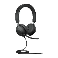 Jabra Evolve2 40 SE, Wired, Calls/Music, 20 - 20000 Hz, 188 g, Headset, Black