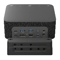Logitech LOGI DOCK FOCUS ROOM KIT, Personal video conferencing system, 4K Ultra HD, 90 fps, 5x, Graphite