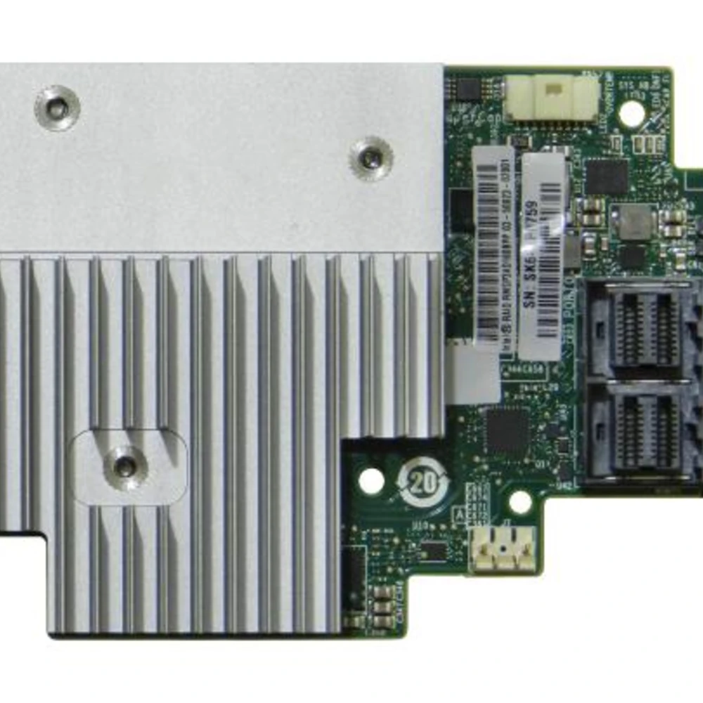 Intel RMSP3AD160F, PCI Express, SAS, Serial ATA, PCI Express x8, 0, 1, 10, 5, 50, 6, 60, Mezzanine Module, 4096 MB, DDR4