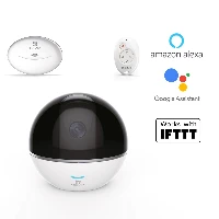 EZVIZ C6T RF, IP security camera, Indoor, Wireless, Desk, White, Spherical