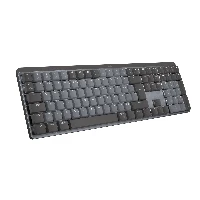 Logitech MX Mechanical Wireless Illuminated Performance Keyboard, Full-size (100%), RF Wireless + Bluetooth, Mechanical, QWERTY, LED, Graphite, Grey