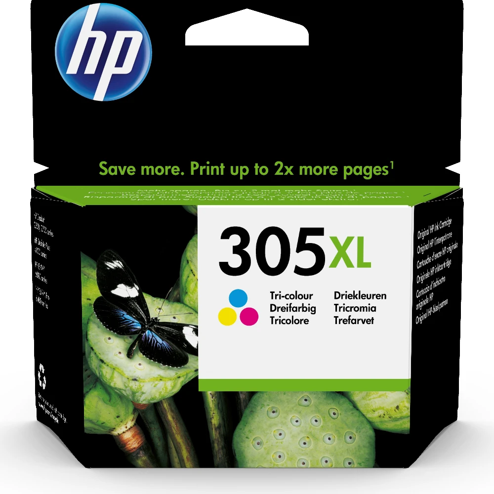 HP 305XL HIGH YIELD TRI-COLOR ORIGINAL INK CART.
