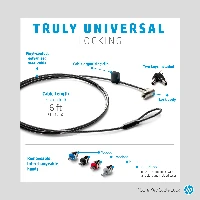 HP SURE KEY CABLE LOCK