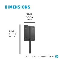 HP B550 Z DISPLAY PC MOUNTING BRACKET