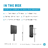 HP B550 Z DISPLAY PC MOUNTING BRACKET