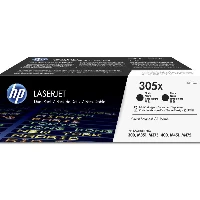 CE410XD KIT 2 TONER HP305X NERO