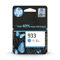 933 Cyan Original Ink Cartridge HP 933 Cyan Original Ink Cartridge. Cartridge capacity Standard Yield, Colour ink type Pigment-based ink, Supply type Single pack, Colour ink page yield 330 pages, Colour ink volume 4 ml, Quantity per pack 1 pc(s) Affordable, business-quality printing you can count on Ideal for small-business and home-office customers who print frequently, produce high-quality text and colour graphics and images, and recycle.<br><br>Count on high-quality black text a