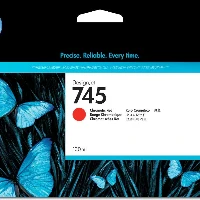 HP 745 130-ML CHRMTC RED INK CARTRIDGE
