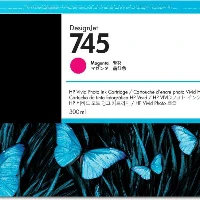 HP 745 300-ML MAGENTA INK CARTRIDGE