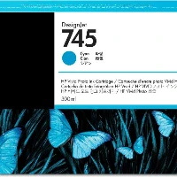 F9K03A HP 745 300ML CIANO INK