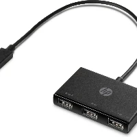 HP USB-C to USB-A Hub, USB 3.2 Gen 1 (3.1 Gen 1) Type-C, USB 3.2 Gen 1 (3.1 Gen 1) Type-A, Black, HP ZBook Studio G4 MWS HP ZBook 15 G4 HP ZBook 17 G4 HP ZBook 15u G4 HP ProBook x360 11 G1 EE HP..., Home, 36.5 g