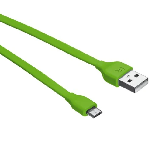 FLAT MICRO-USB CABLE 1M GREEN