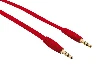 FLAT AUDIO CABLE 1M RED
