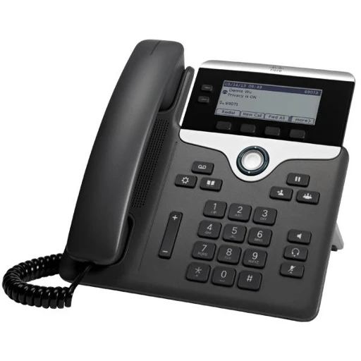 Cisco IP Phone 7821 - Telefono VoIP - SIP, SRTP - 2 righe