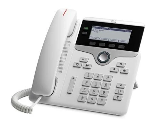 Cisco IP Phone 7821 - Telefono VoIP - SIP, SRTP - 2 righe - bianco