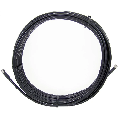 75-FT 22.5M LOW LOSS LMR-240 CABLE W TNC CONNECTO.