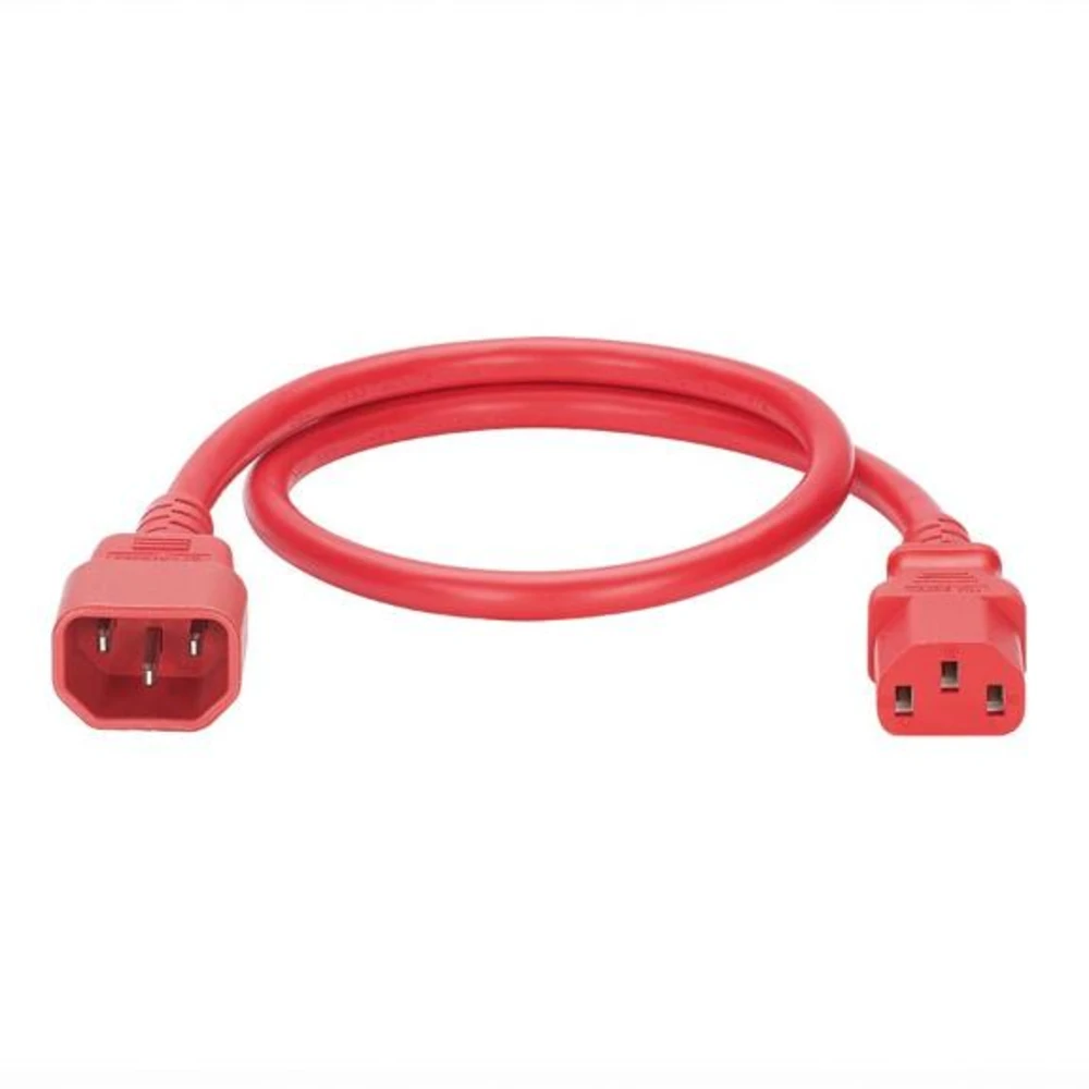 Non-Locking Power Cord C14/C13 Red mt.2 (10pz.)