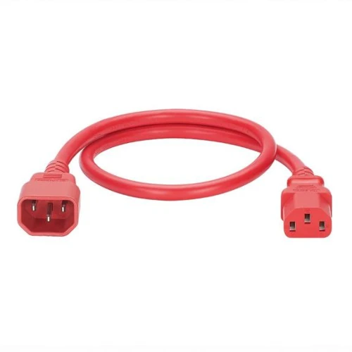 Non-Locking Power Cord C14/C13 Red mt.2 (10pz.)