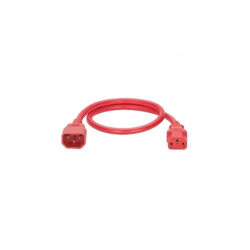 Non-Locking Power Cord C14/C13 Red mt.2 (10pz.)