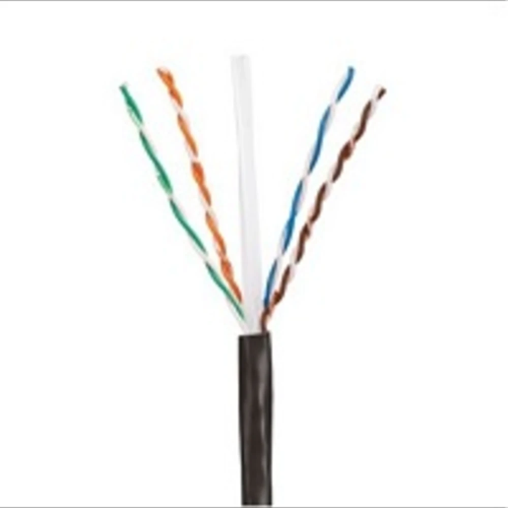 Cavo Cat.6 UTP 23AWG OUTDOOR guaina PE Nero(m.305)