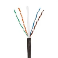 Cavo Cat.6 UTP 23AWG OUTDOOR guaina PE Nero(m.305)