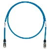 Keyed Cat.6A shielded patch cord BLU mt.2