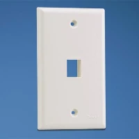 NetKey Faceplate accepts 1 keystone module White