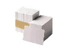 PVC WHITE CARDS 30ML LC MAG STRIPE 500 CARDS BOX