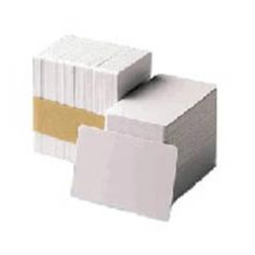 PVC WHITE CARDS 30ML LC MAG STRIPE 500 CARDS BOX