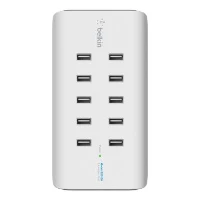 STAZIONE RICARICA-CARICABATTERIA USB 10 PORTE 2.4A